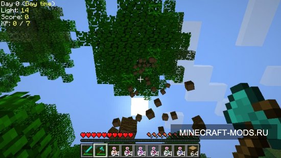TreeCapitator (1.5.1) - Моды для minecraft